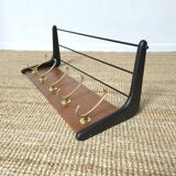 Boomerang coat rack attributed to Alfred Hendrickx