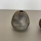 Set of 2 West German Ceramic Studio Vase Object by Helmut Schäffenacker, 1960s