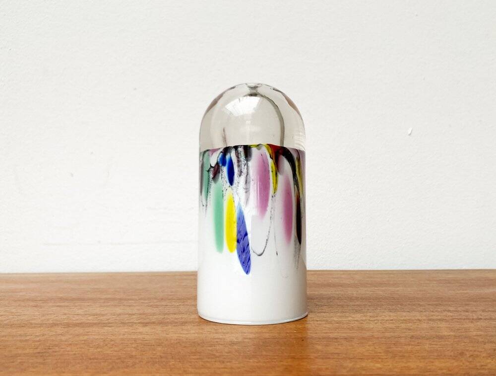 Postmodern glass vase by Hans Jürgen Richartz for Richartz Art Collection, 1980s.