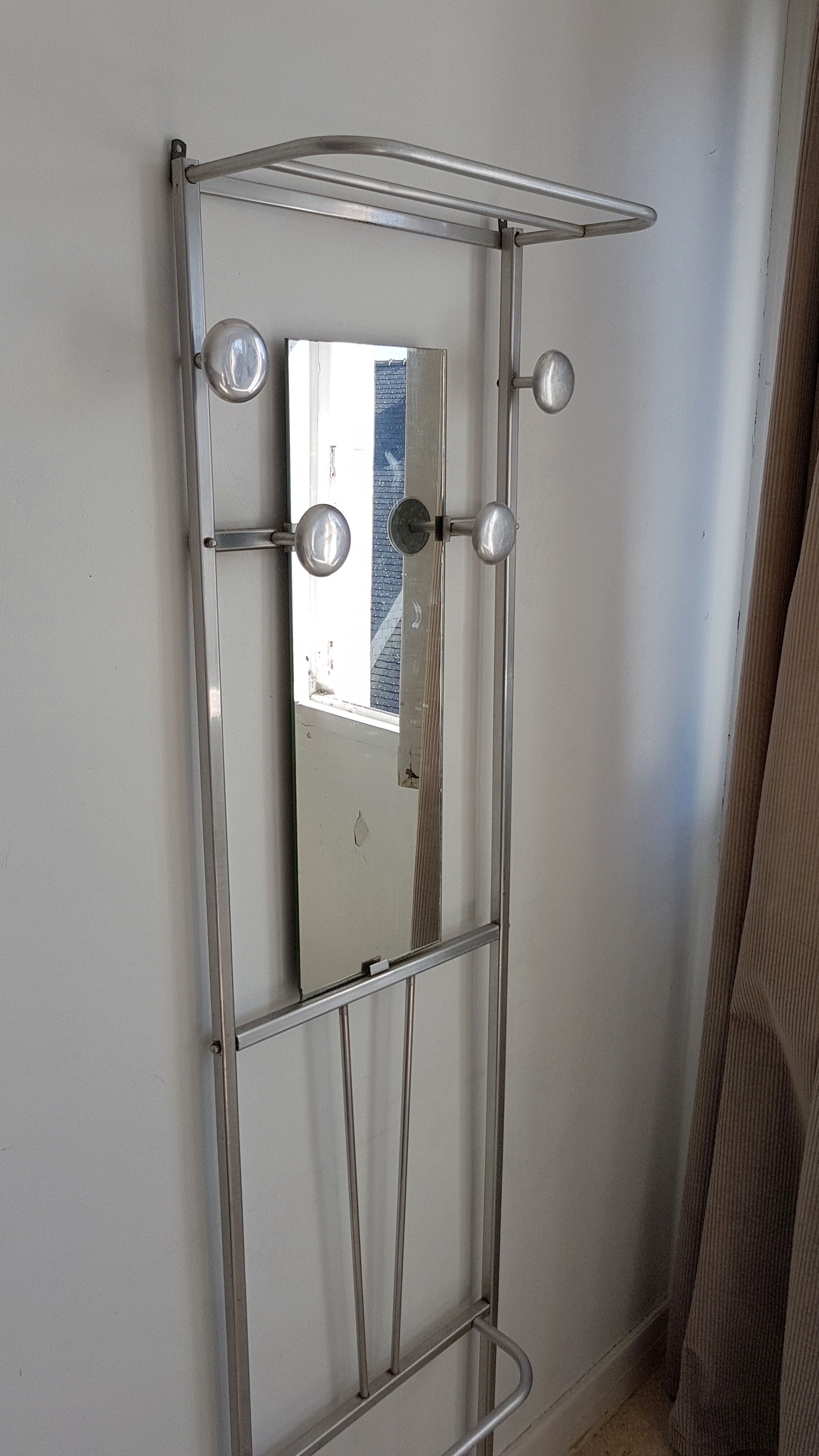 Old wall coatrack years 50