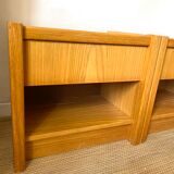 Minimalist vintage bedside tables