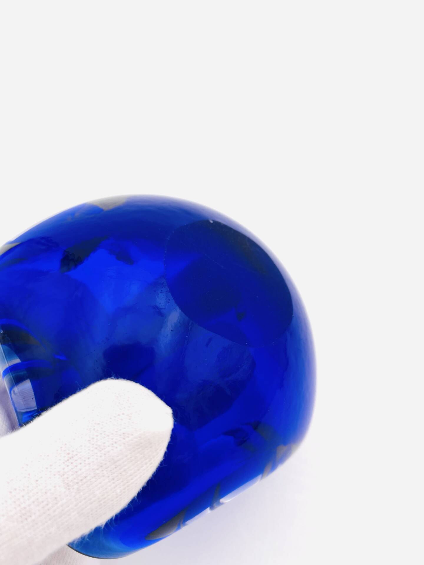 Murano Sommerso Cobalt Blue Dish - 1960