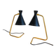 Pair of Italian “cocotte” lamps. 50s design