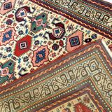 Tapis d'Orient fait main: Shirvan Perepedil ancien 180x110 cm vers 1930 !!!