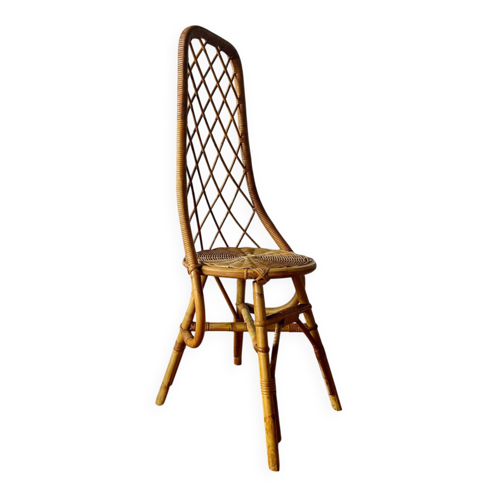 Vintage rattan chair 1960