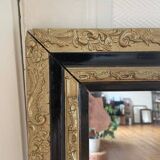 Large old golden mirror
