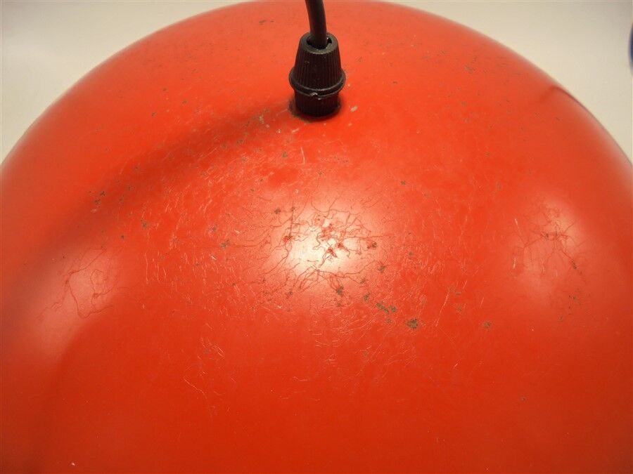 Vintage red pendant lamp