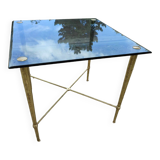 Table basse d'appoint plexiglas vintage