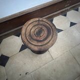 Side table in turned oak