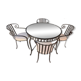 Roche Bobois table and chairs set