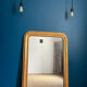Antique mirror Louis-Philippe gilded with gold leaf 116,5cm/86cm