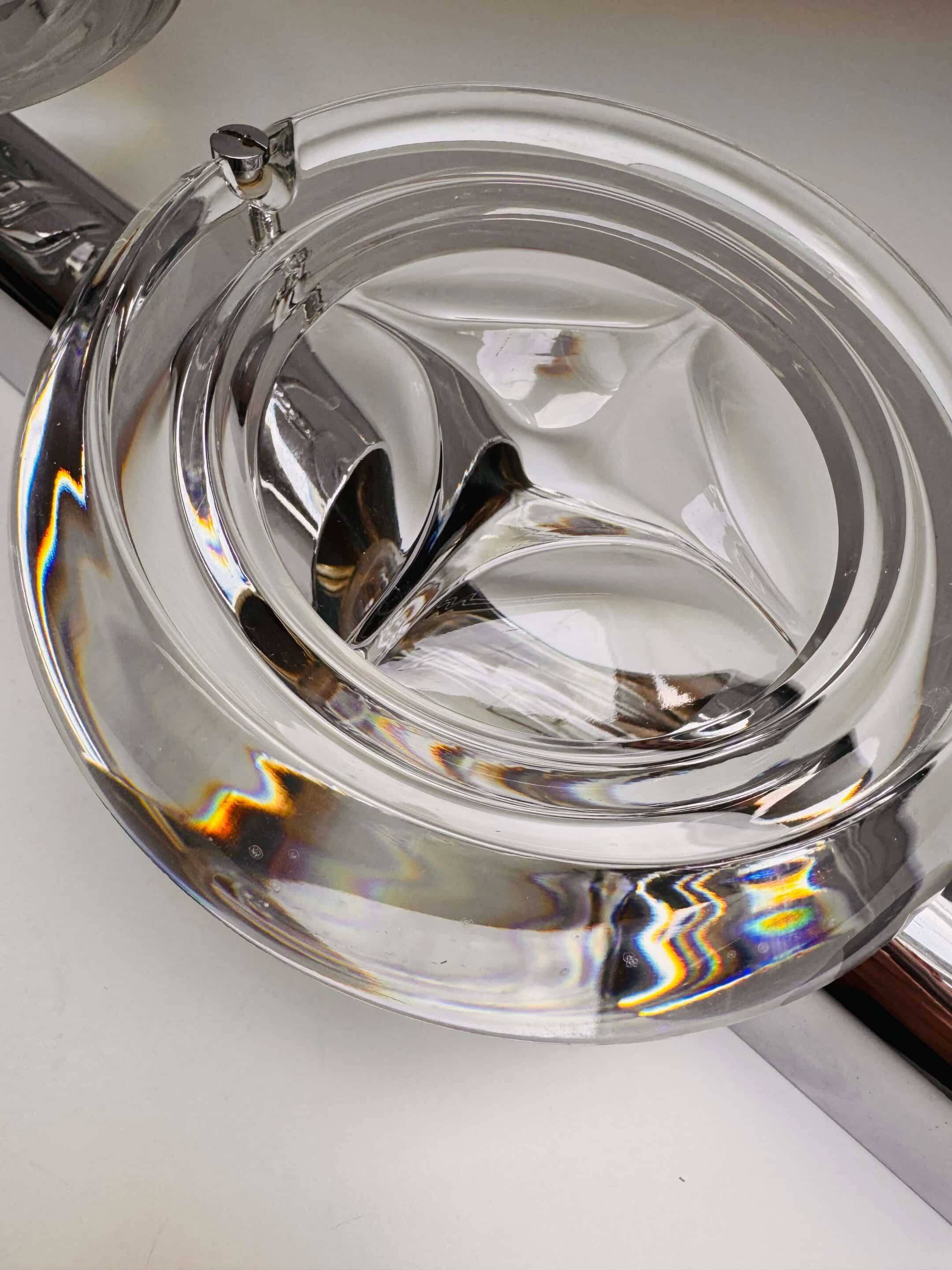 Pair of Space Age 70s double wall lights