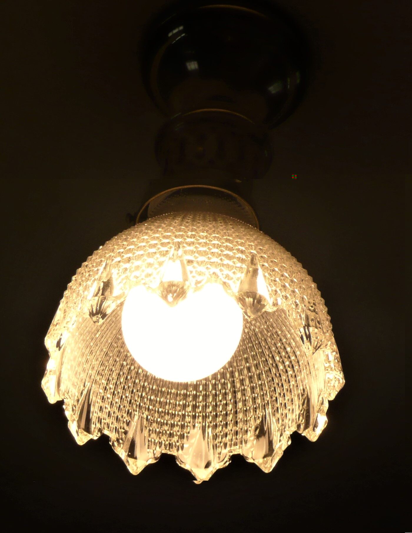 Plafonnier 1900 art nouveau holophane