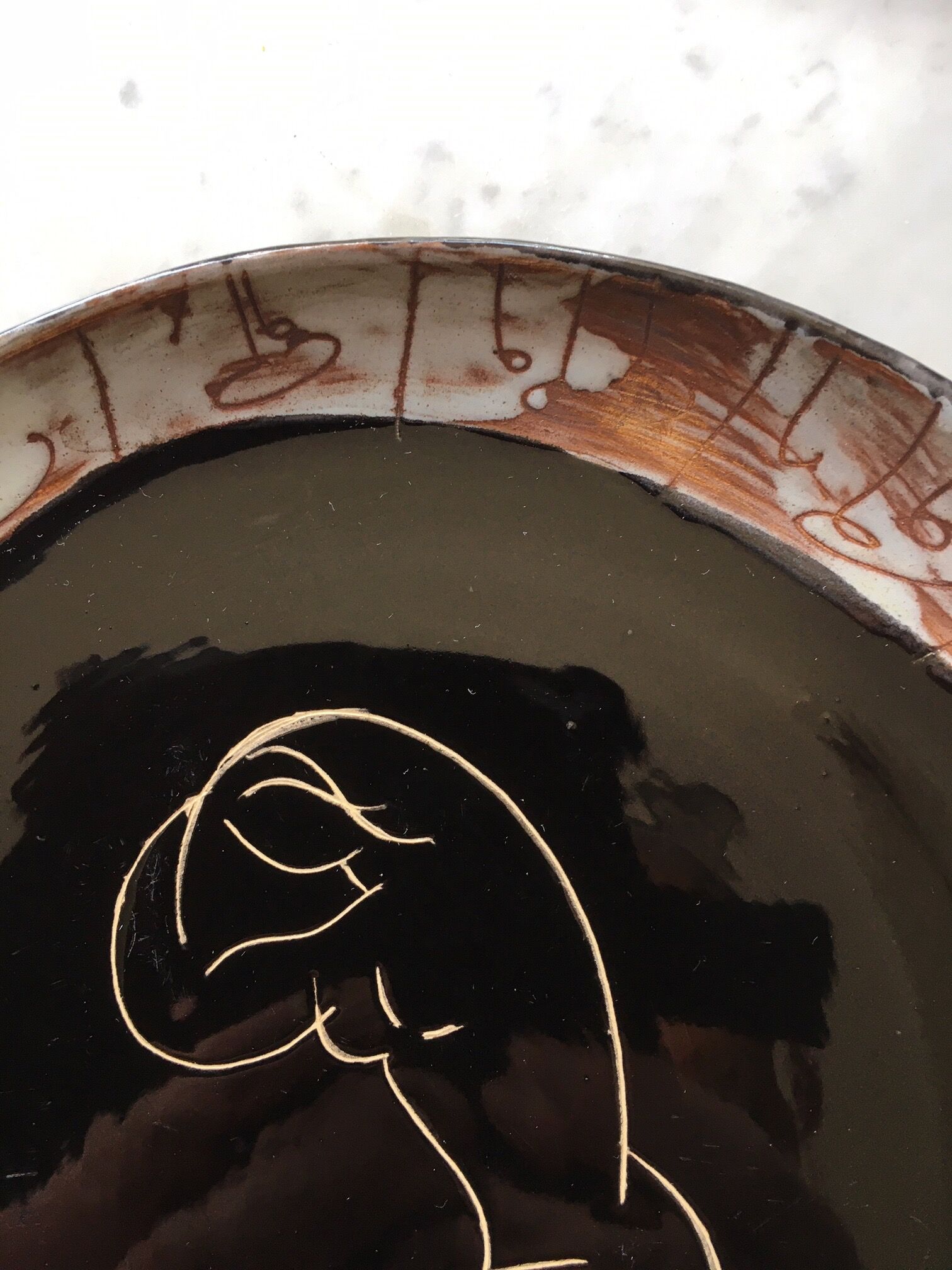 Dish Vallauris Cerenne Armida, 1950