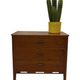 Petite commode vintage des années 1960 en chêne.
