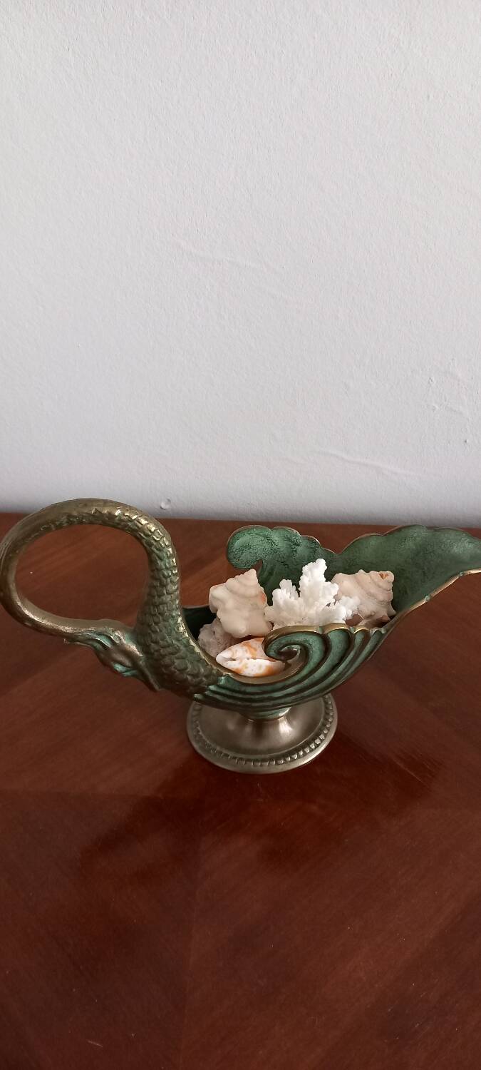 Bronze swan neck cup Max Le Verrier