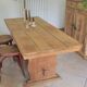 Monastery dining table, farmhouse, solid oak, antique vintage.