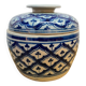 Asian blue and white ceramic ball pot