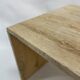 Tables gigognes en travertin italiennes 1970