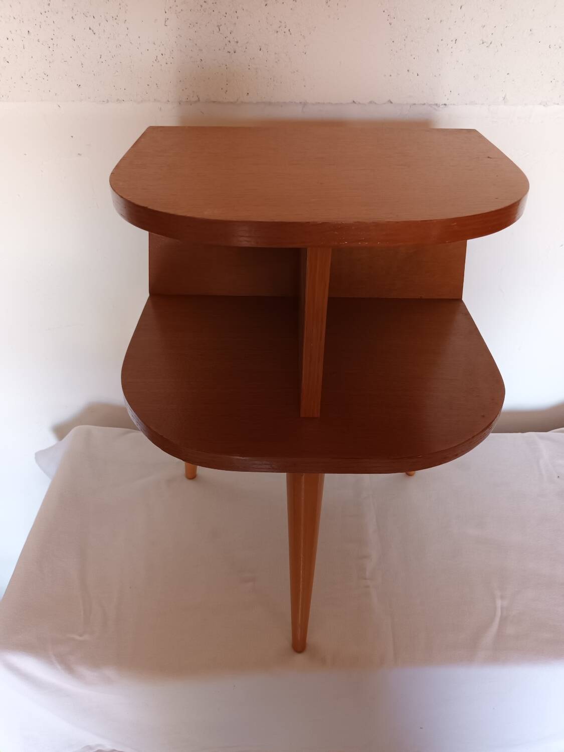 50s tripod bedside table