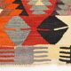 6x8 Multicolor Geometric Style Anatolian Vintage Rug, 164x233Cm