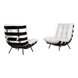 Pair Of Costela Lounge Chairs By Carlo Hauner And Martin Eisler, 1950s