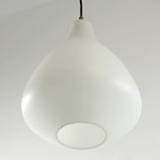 Lisa Johansson-Pape Vintage Opal Glass Pendant – Finnish Mid-Century Light