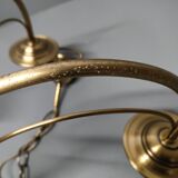CVL (Val de Loire Creations) ~ Chandelier ~ Chatelet Collection - 5 lights ~ Burnished brass - 21st century