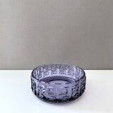 Glass bowl Taalari of Riihimäki glass Finland, scandinavian design