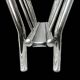 Vintage chrome metal magazine rack