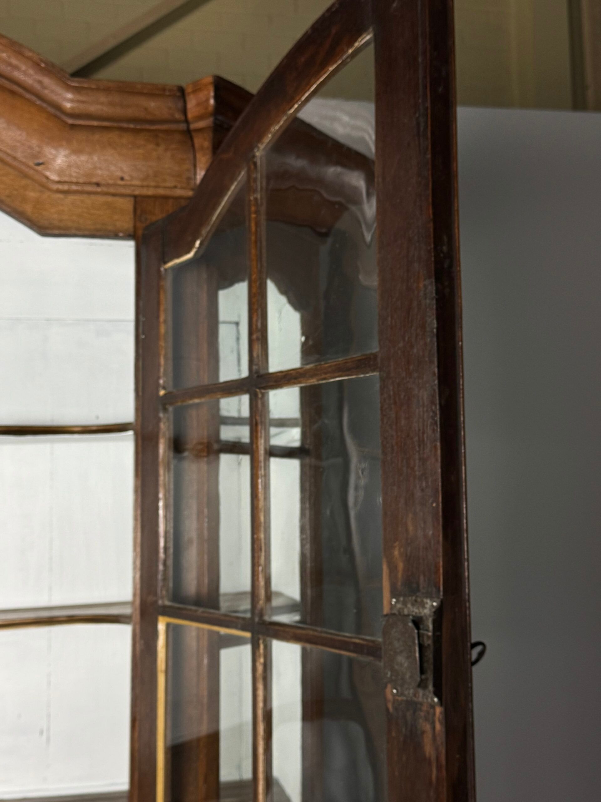 Bookcase buffet cabinet oak Belgian