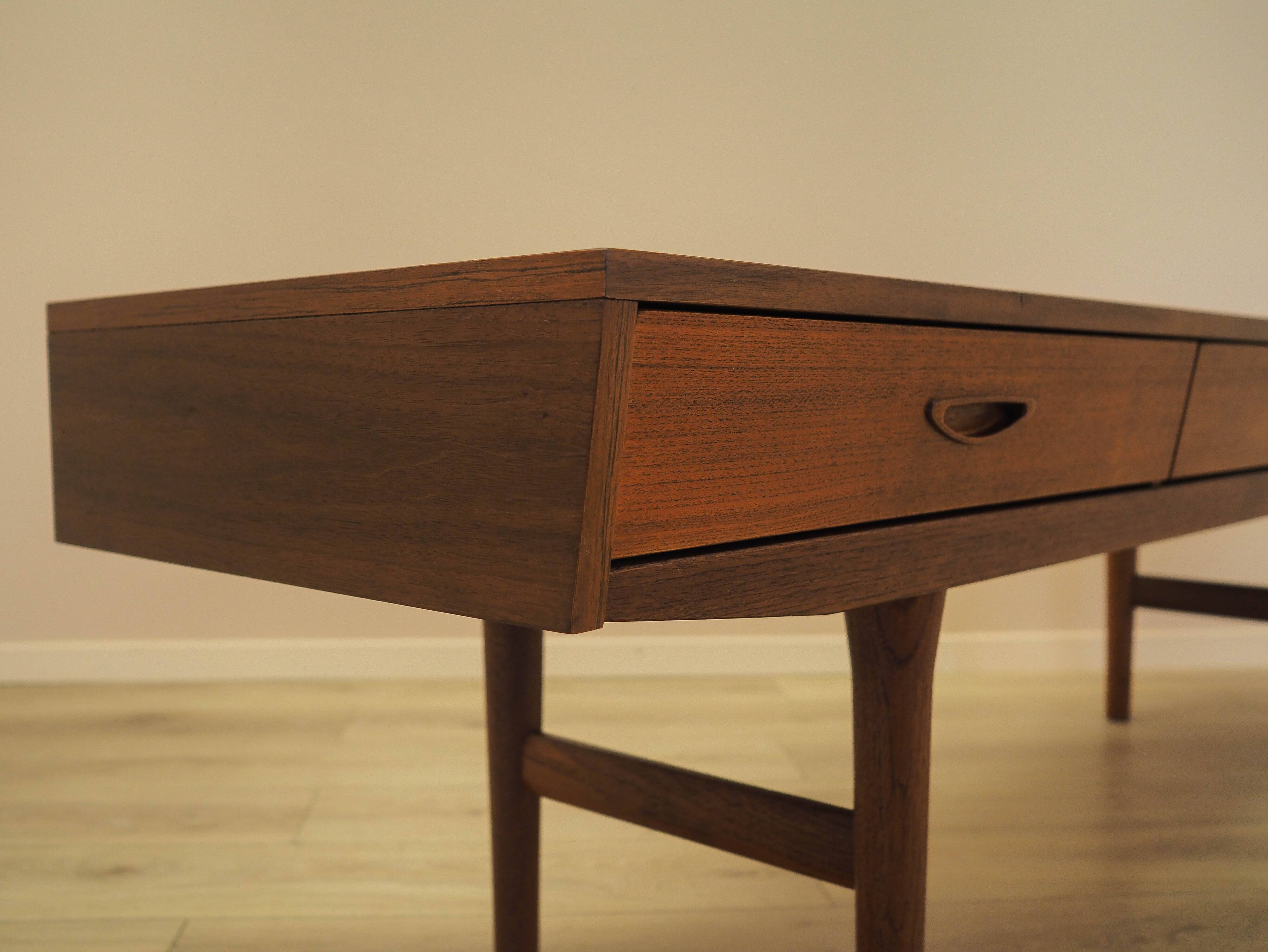 Danish teak sideboard 1970s – three drawers, mid-century modern