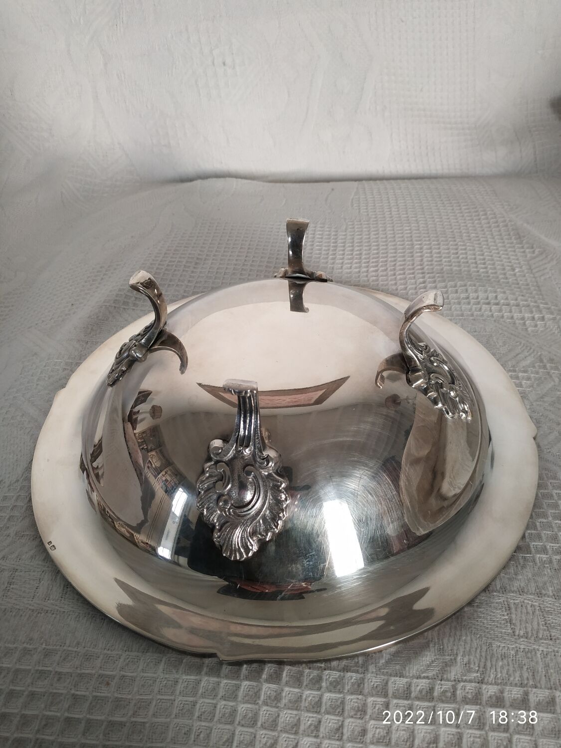 Coupe métal argenté