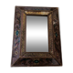 Petit miroir à parclose décor d'arabesques milieu XXe