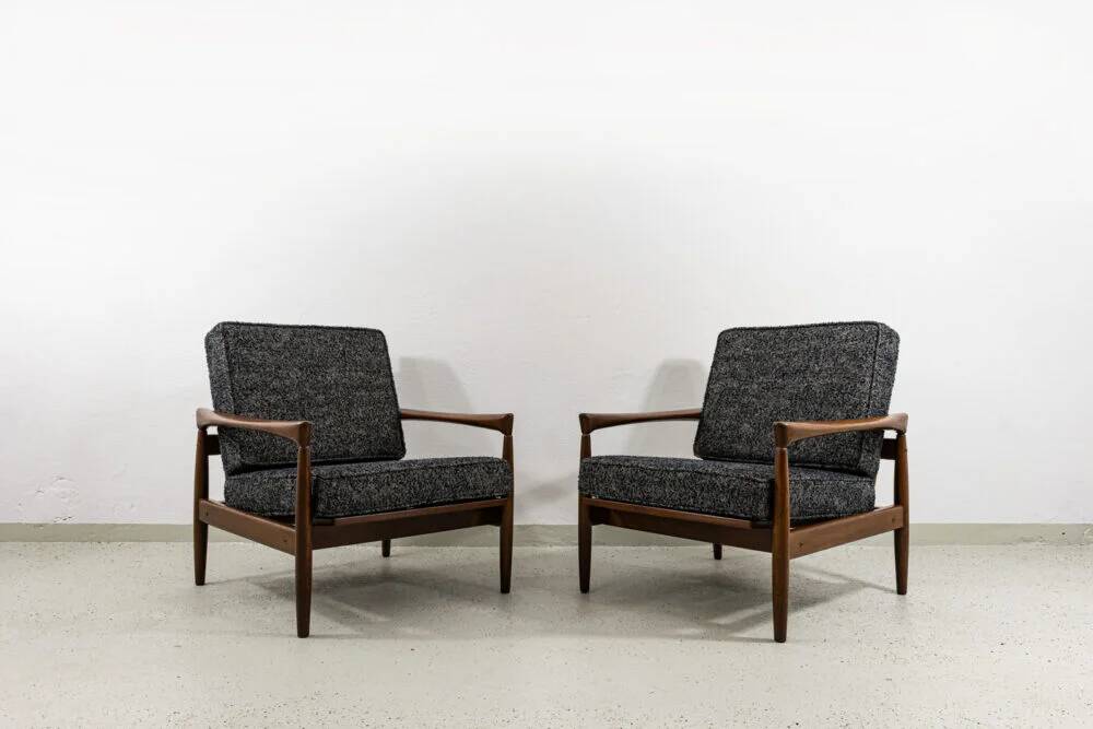 Vintage IKEA "Kolding" armchair by Erik Wørts for IKEA, 1960, pair of 2