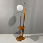 Lampe de sol art déco, années 1930, Tchécoslovaquie