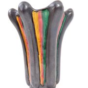 Vase multicolore années 1960