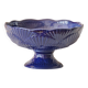 Coupe à fruits ancienne en céramique bleue