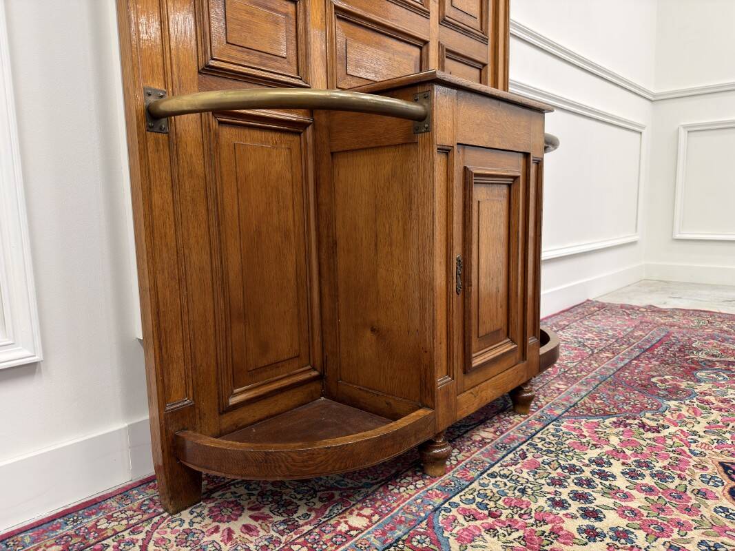 Classic English Wardrobe Coat Rack