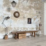 Table basse primitive en bois massif