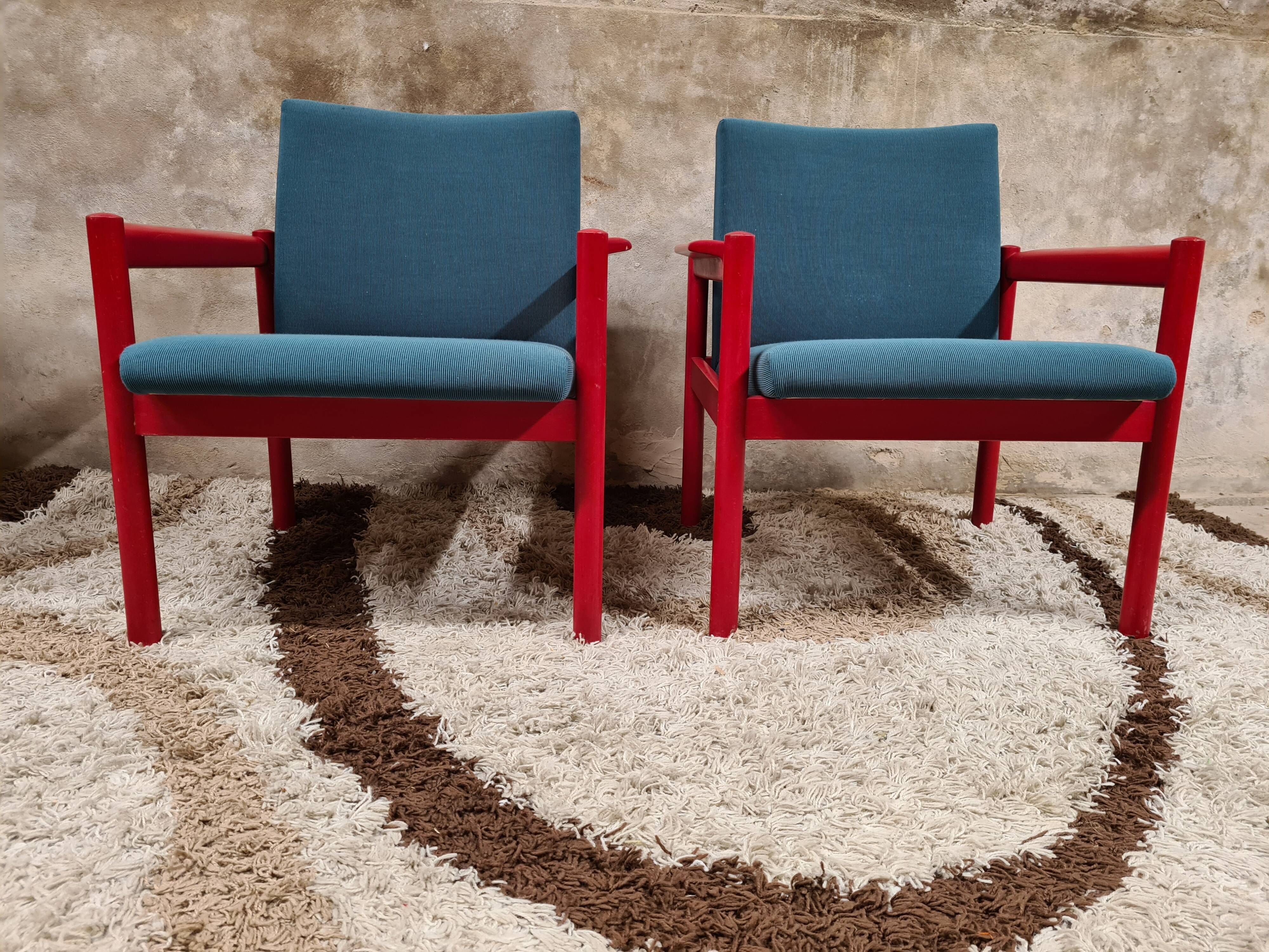 Pair of armchairs year 1960 vintage