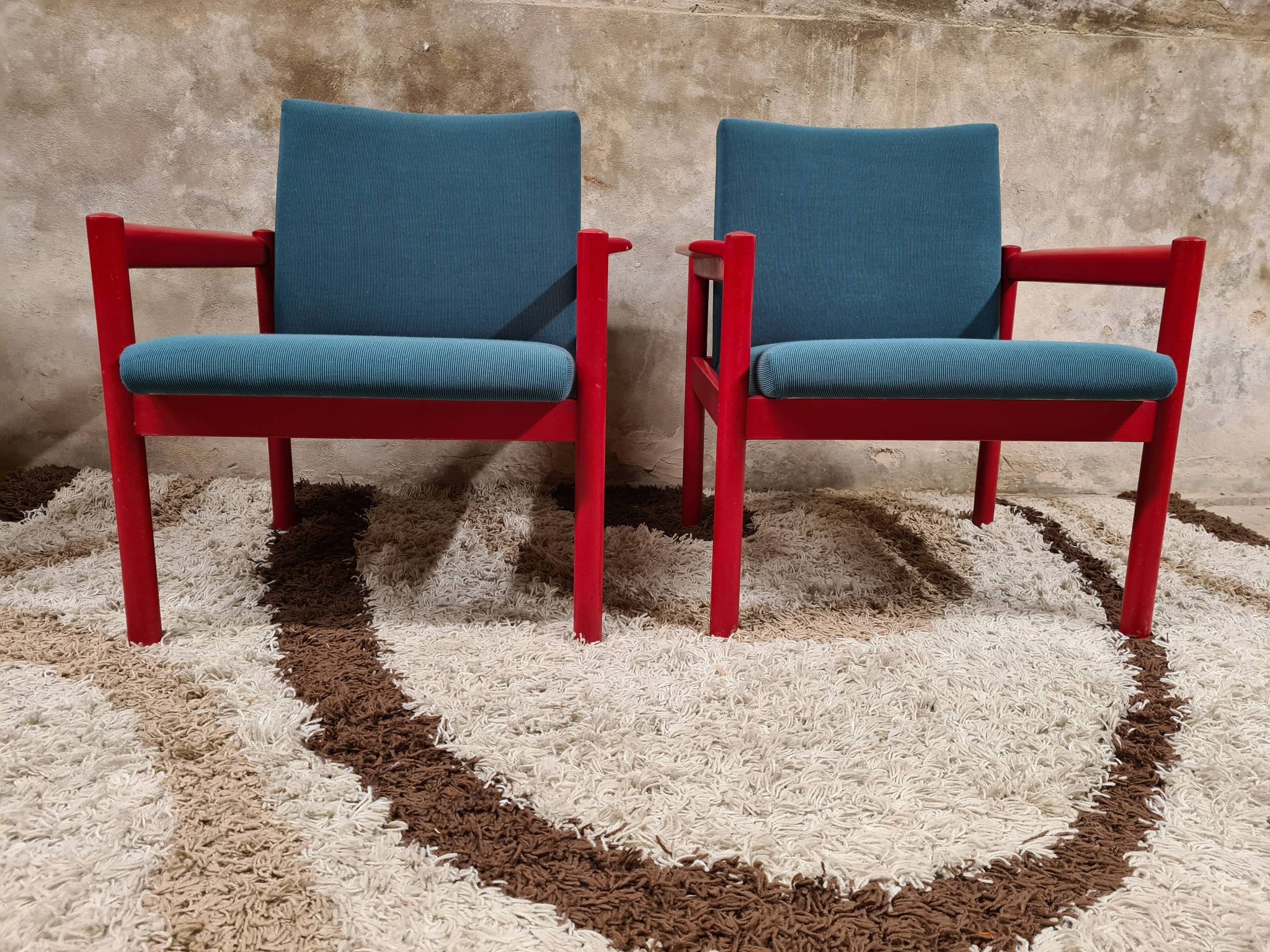 Pair of armchairs year 1960 vintage