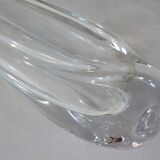 Large Daum crystal soliflore vase H32cm