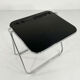 Black Plato foldable desk by Giancarlo Piretti for Anonima Castelli 1970