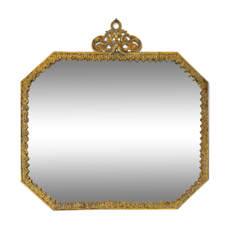 Small Bronze Wall Mirror