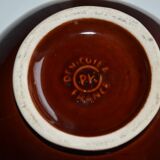 Brown ceramic pot