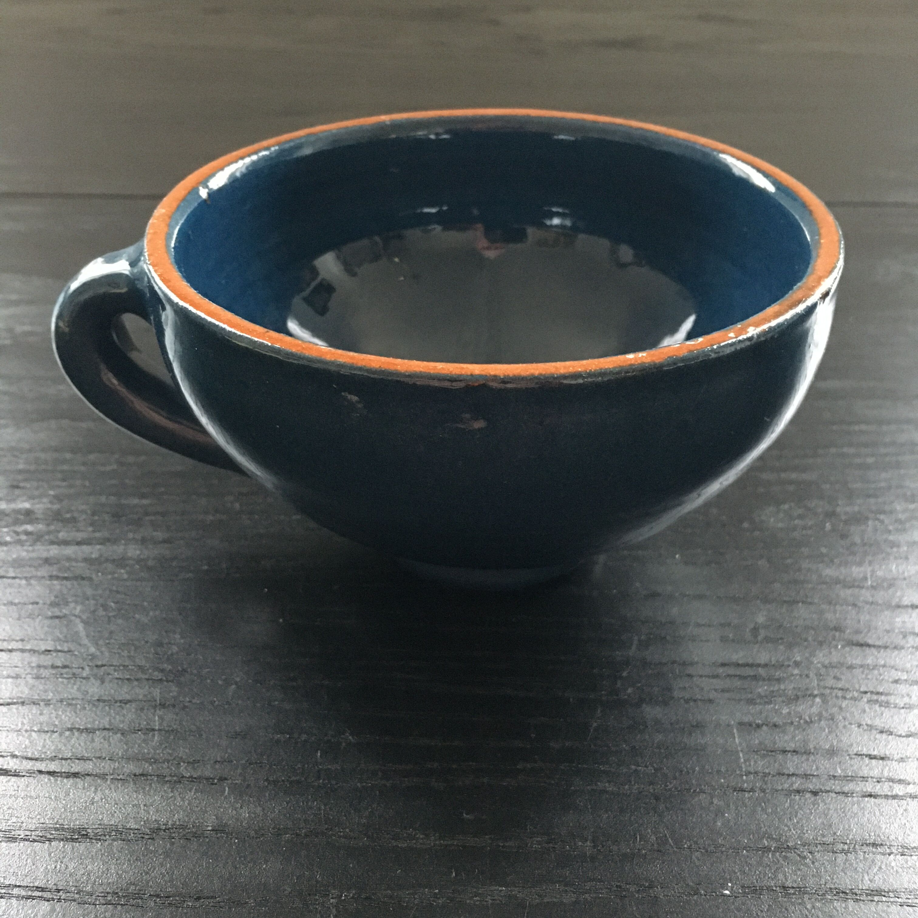 Blue handmade bowl