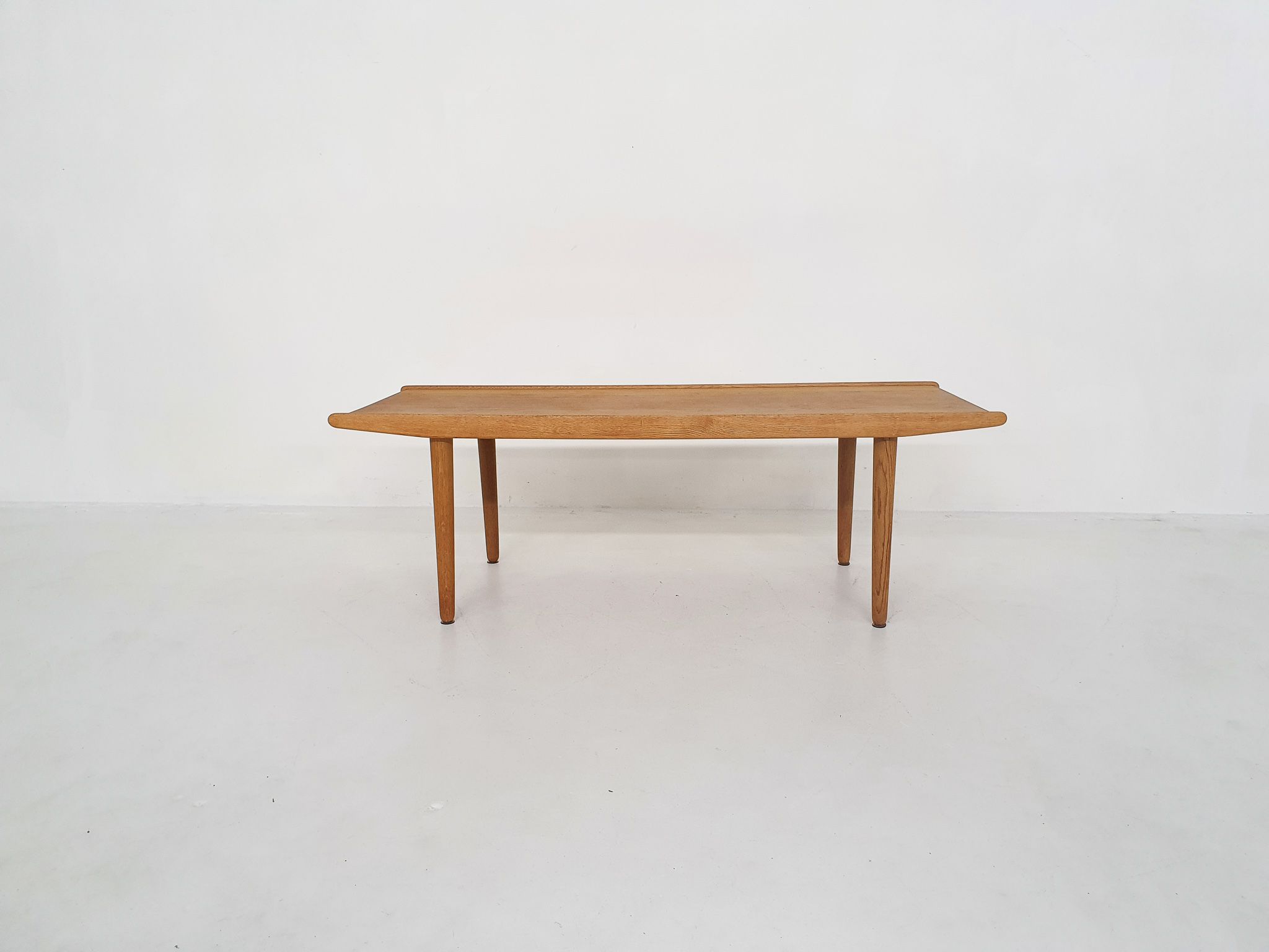 Scandinavian modern oak coffee table by Frem Rojle, Denmark, 1960's