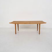 Scandinavian modern oak coffee table by Frem Rojle, Denmark, 1960's