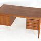 Gunnar Nielsen designer teak desk Tibergaard 'Hesselballe'